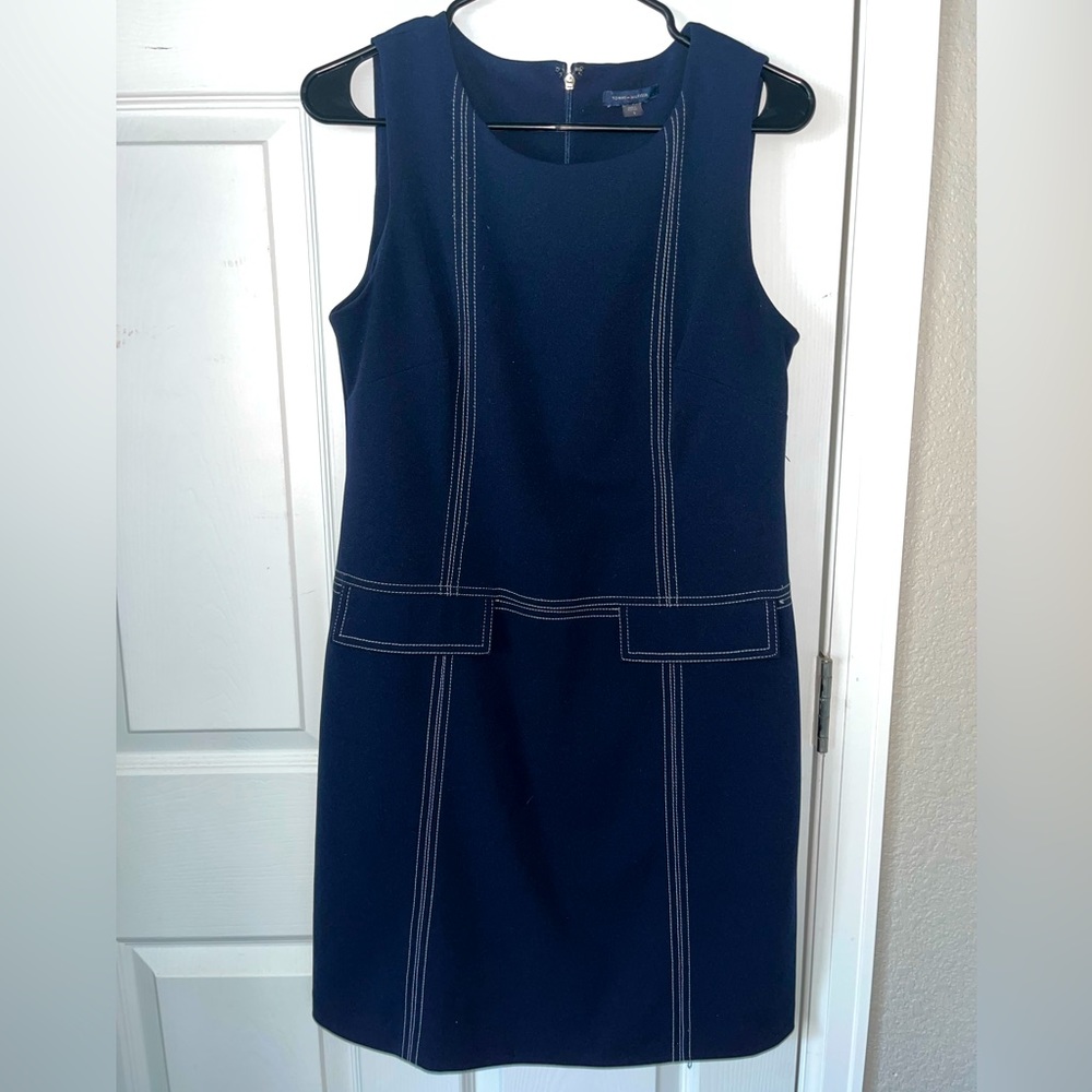 Tommy Hilfiger Dark Blue Sleeveless Dress, size 8